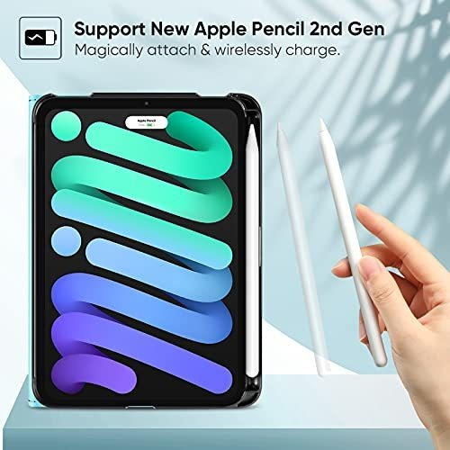 Estuche Tipo Libro Para iPad Mini 6 2021 Cubierta Lapice