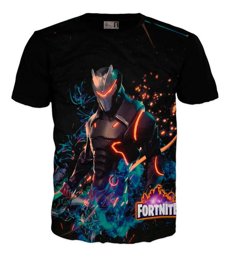 Camiseta Fortnite Gamer Video Juego Heroe Algodon Garantizad