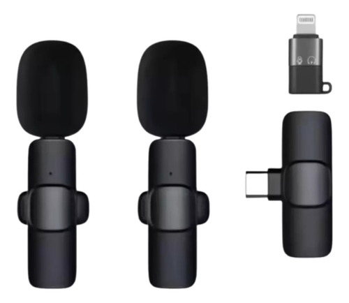 Micrófono Lavalier Inalámbrico Para iPhone iPad Y Android