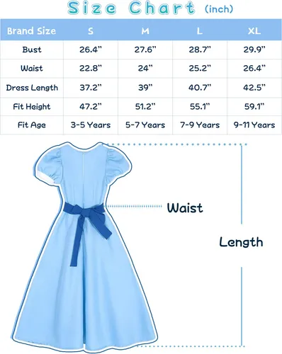 Nspstt Disfraz De Wendy Para Niña, Disfraz De Wendy Darling,