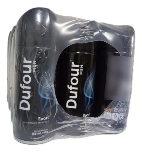 Dufour- Desodorante En Aerosol Sport Men Pack X12u. X155ml