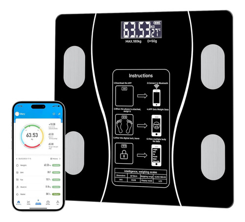 Báscula Inteligente De Grasa Corporal, Una Báscula Digital S