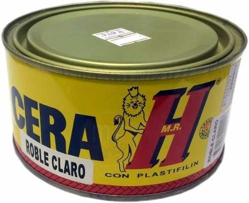 Cera Para Piso H 500 Gramos Color Roble Claro Madera  Mos...