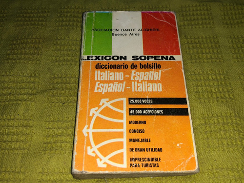 Lexicon Sopena Diccionario De Bolsillo Italiano Español