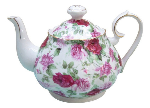 Tetera  (porcelana, 4 1/2 Tazas), Color Rosa Tts