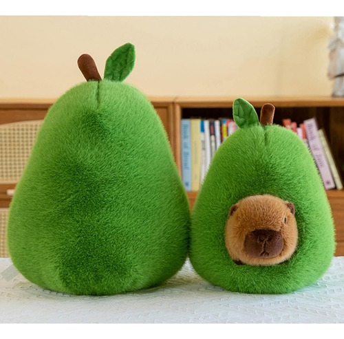 * 45 Cm Juguete De Peluche Grande Aguacate Capybara Realista