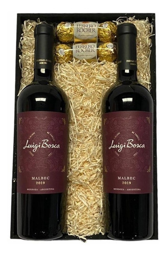 Kit 2 Vinos Luigi Bosca Malb + Chocolates - Perez Tienda -