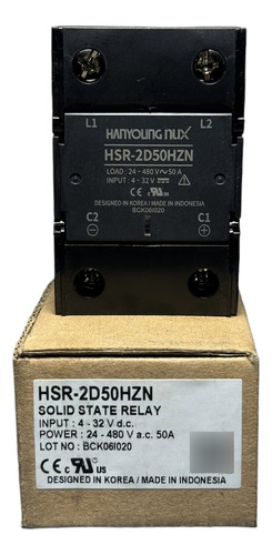 Relevador De Estado Sólido Hanyoungnux Hsr-2d50h2n