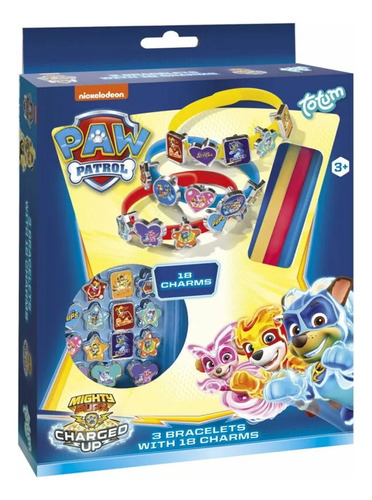 Totum Paw Patrol Crea Brazaletes Pulseras Dijes Niño Juguete