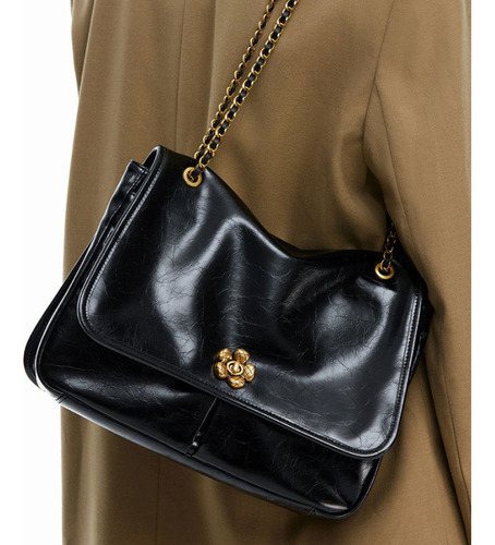 Cadena Solapa Bolso De Mano, Suave/gran Capacidad