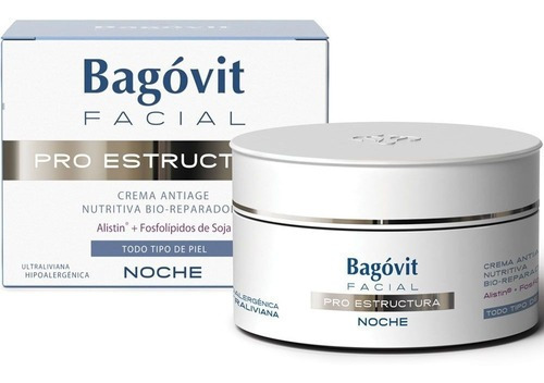 Bagovit Crema Antiage Facial Pro Estructura Noche X 60g