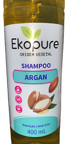 Kit 5 Shampoo Ekopure Origem Vegetal Argan