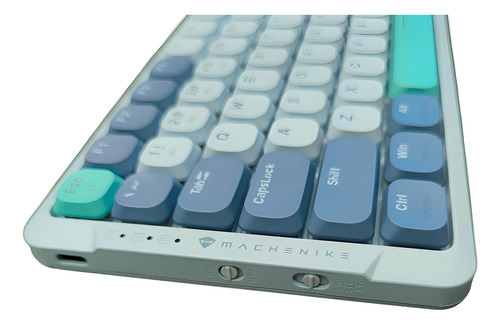 Teclado Machenike Air50 Mecânico B84 Rgb Gamer Slim