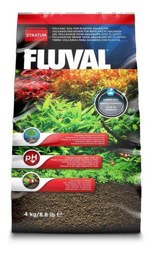 Fluval Stratum Plant Sustrato Nutritivo Camaron 4 Kg Plantad