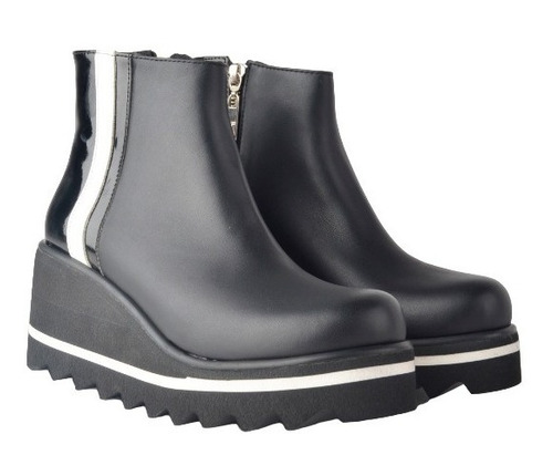 Imagen 3 de 10 de Botinetas Botas De Mujer De Cuero Livianas Pia - Ferraro