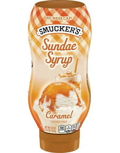 Jarabe Smucker's Sundae Syrup Caramelo 567g Importado