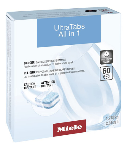 Kit Tabletas Miele Ultratab Y Limpiador De Lavavajillas 60pz
