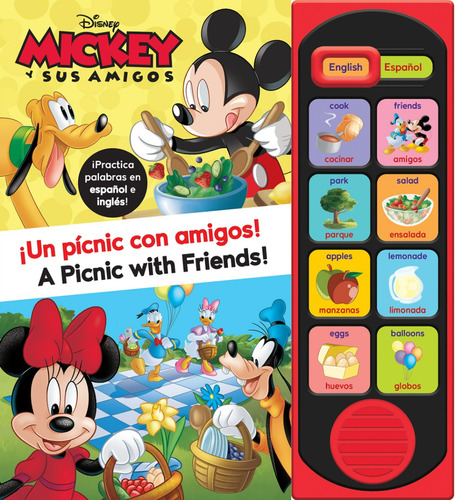 Libro Bilingüe Disney Mickey Y Sus Amigos- Pi Kids