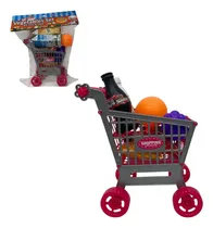 Comprar Mini Set De Supermercado Carrito De Compras Con Alimentos