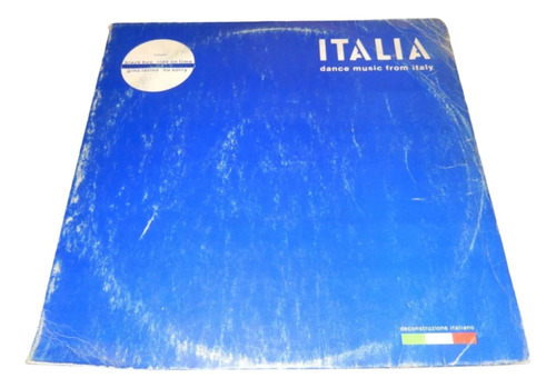 Italia Dance Music From Italy Lp 1989 Varios Dance Muy Bueno