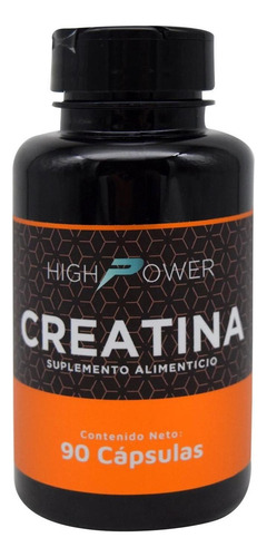 Creatina Monohidratada 90 Cápsulas High Power 500 Mg Sabor N/A