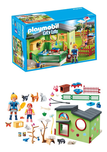 Figuras Playmobil Refugio Mascotas 