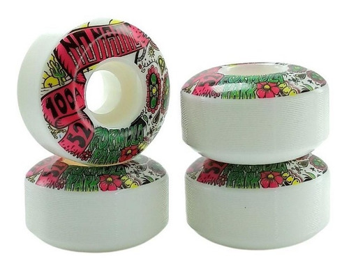 Ruedas no name formula Park 52mm 100a Blancas Uretano Import