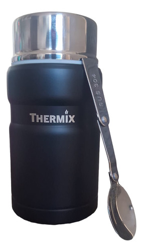 Termo Comida Niños. Thermix 750ml Fancy Thermo Rosado Negro