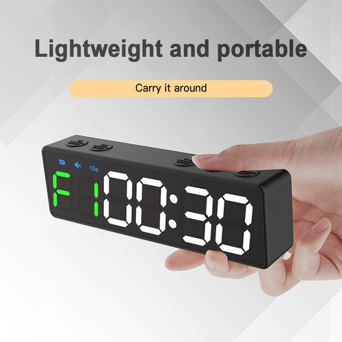 Mini Cronómetro De Gimnasio Recargable Con Parte Trasera Mag