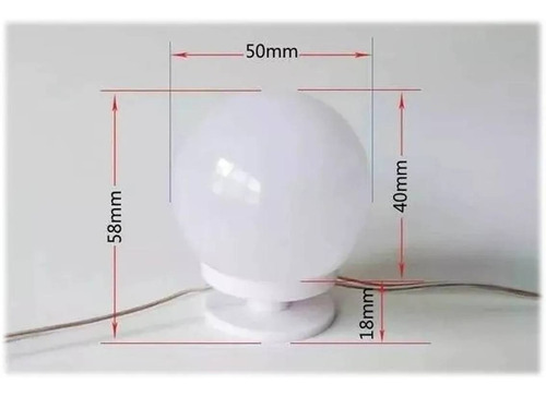 Imagen 4 de 10 de Luces Led Regulable Usb 3 Blancos Make Up Espejo Maquillaje