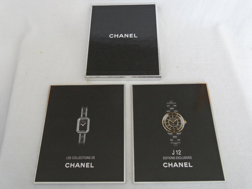 Manual Folleto Del Reloj Chanel J12 Original Impreso Francia