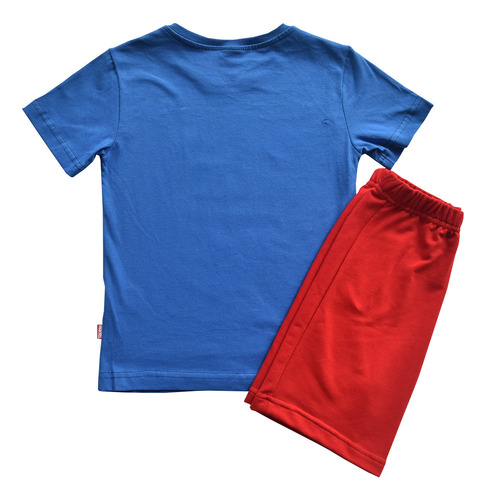 Conjunto Playera Y Short Para Niño Spiderman Marvel Oficial