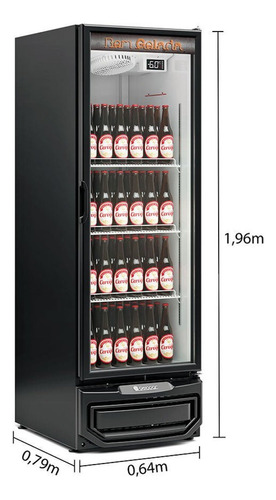 Cervejeira 570 Litros Frost Free Porta Vidro Gcb-57 V Pr