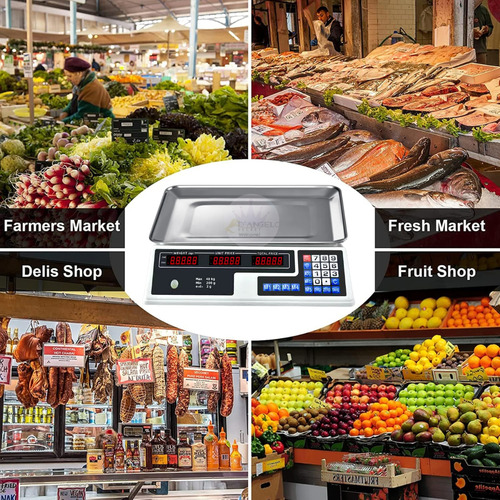 Báscula Pesa Balanza Digital 40kg Comercial