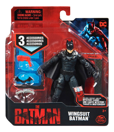 Boneco Batman Wingsuit Com Assessórios The Batman O Filme