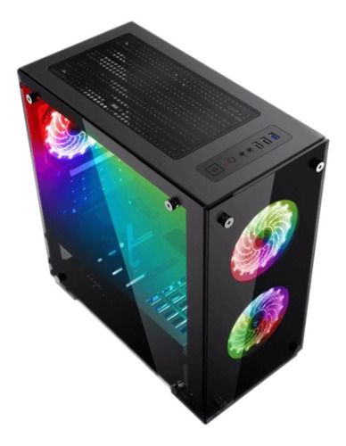 Gabinete Gamer Micro Atx Preto Gamemax Hero H605-ta Rgb