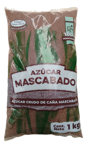 Pack 5 Bolsas De 1 Kg Azúcar Mascabado Dolce Empaque