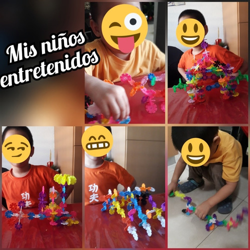 Juego Didáctico Piezas Armables En Forma De Copo Nieve
