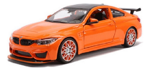 Maisto Bmw M4 Gts Naranja 1/24 Modelo Fundido A Troquel [u]