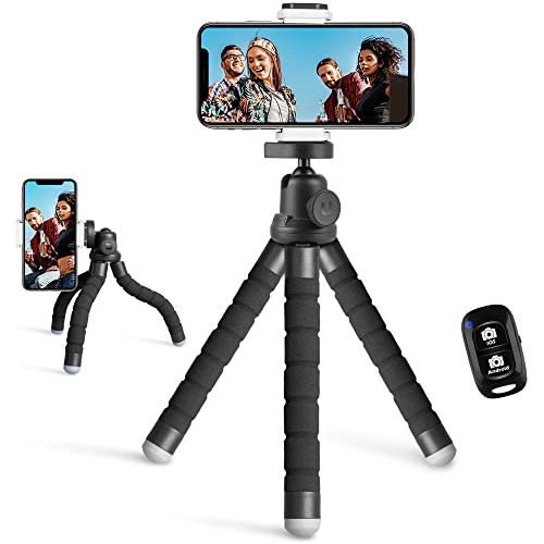 Ubeesize Phone TriPod, Portable And Flexible TriPod With Wir