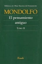 El Pensamiento Antiguo Tomo I I- Mondolfo- Libro- Losada- 