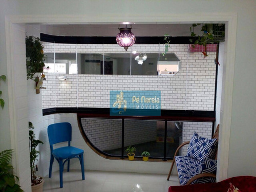 Apartamento Com 2 Dormitórios À Venda, 105 M² Por R$ 530.000,00 - Canto Do Forte - Praia Grande/sp - Ap0249