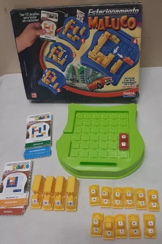 Kit 4 Jogos Educativos Jogo Emboscada + Jogo da Velha + Estacionamento  Maluco + 4 em Linha - Desenvolve o Raciocínio