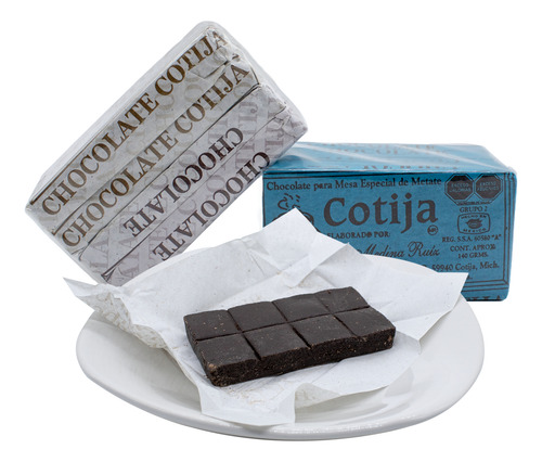 Chocolate Cotija De Cacao, Almendra Y Canela 100% Artesanal