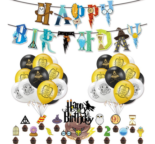 Harry Potter Decoraciones De Fiesta De Cumpleaños Globo