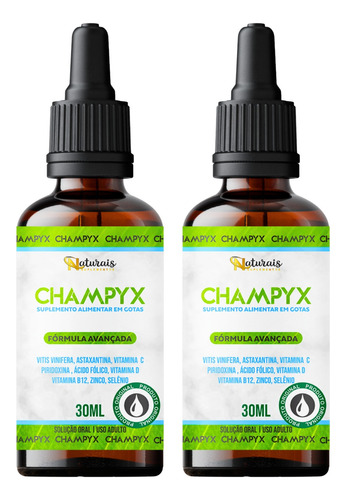 2 Champyx 30 Ml Original - Nova Formula Premium P Fumantes 