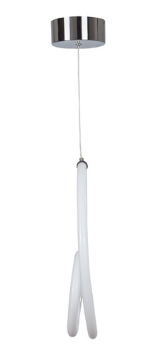 Lámparas Decorativas Colgantes Modernas 18w Dekor Dl-2418 Estructura Cromo