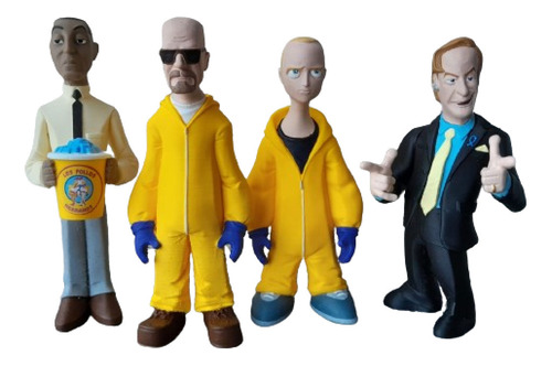 Saul Goodman, Gus, Walter E Jesse Breaking Bad Impressão 3d