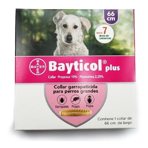 Collar Bayticol Bayer 66 Cms Antipulgas Y Garrapatas Pethome