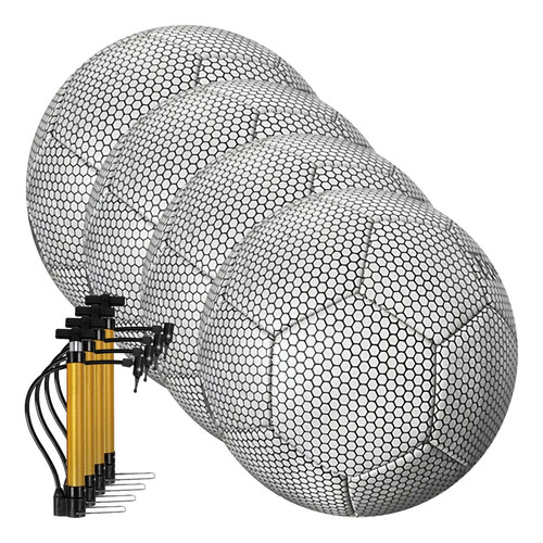 Balón Efecto Holográfico, Mxrav-004, 4 Pzas, #5, Blanco, Ref
